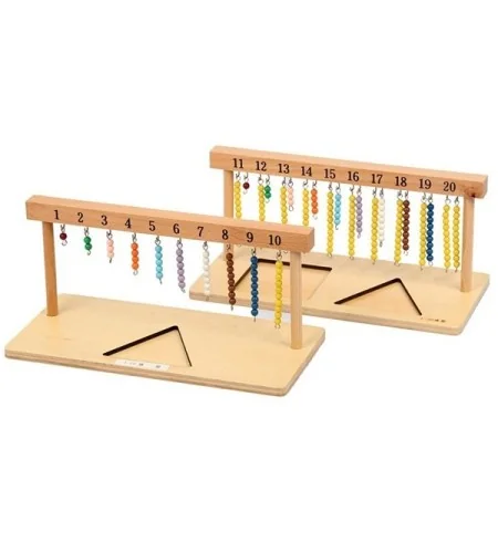 Perles Suspendues Montessori: Apprendre les Maths en S'amusant