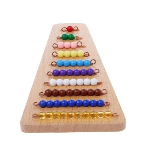 Escalier des perles Montessori: initiez-les aux maths ludiquement!